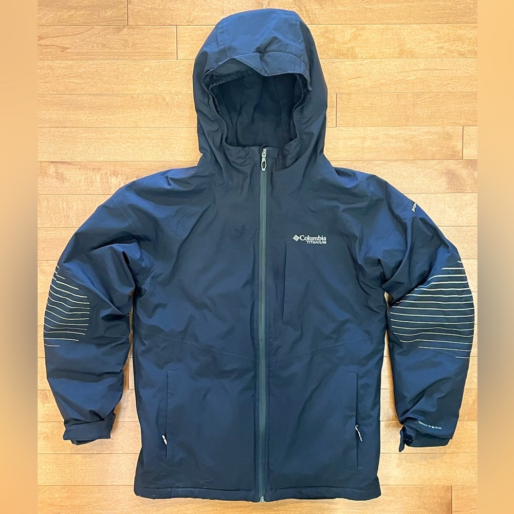 Columbia Rad To the Bone II Stretch Jacket Youth Large Black Snow Ski Snowboard